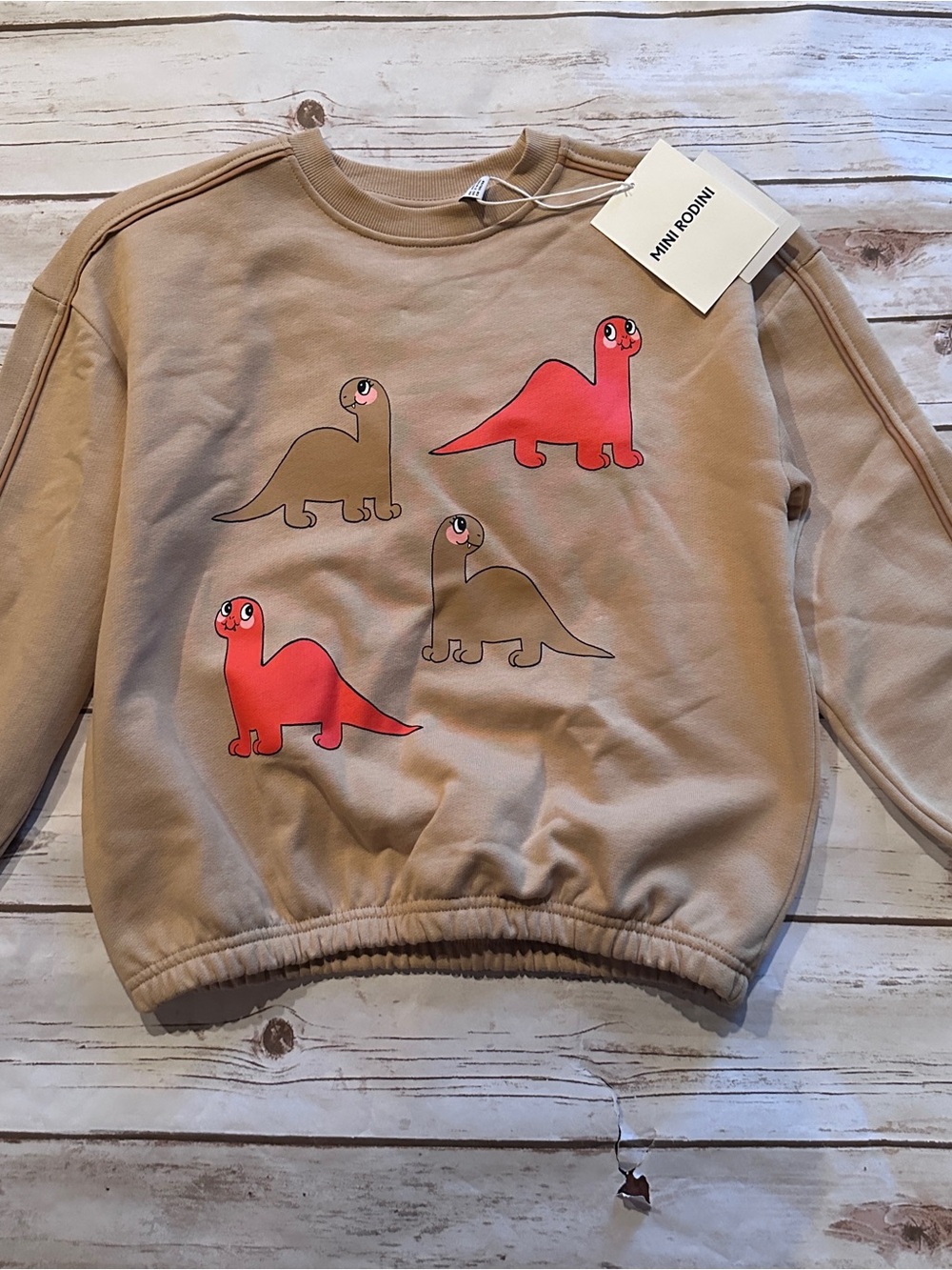 Mini rodini Dino sweatshirt 7-9y nwt